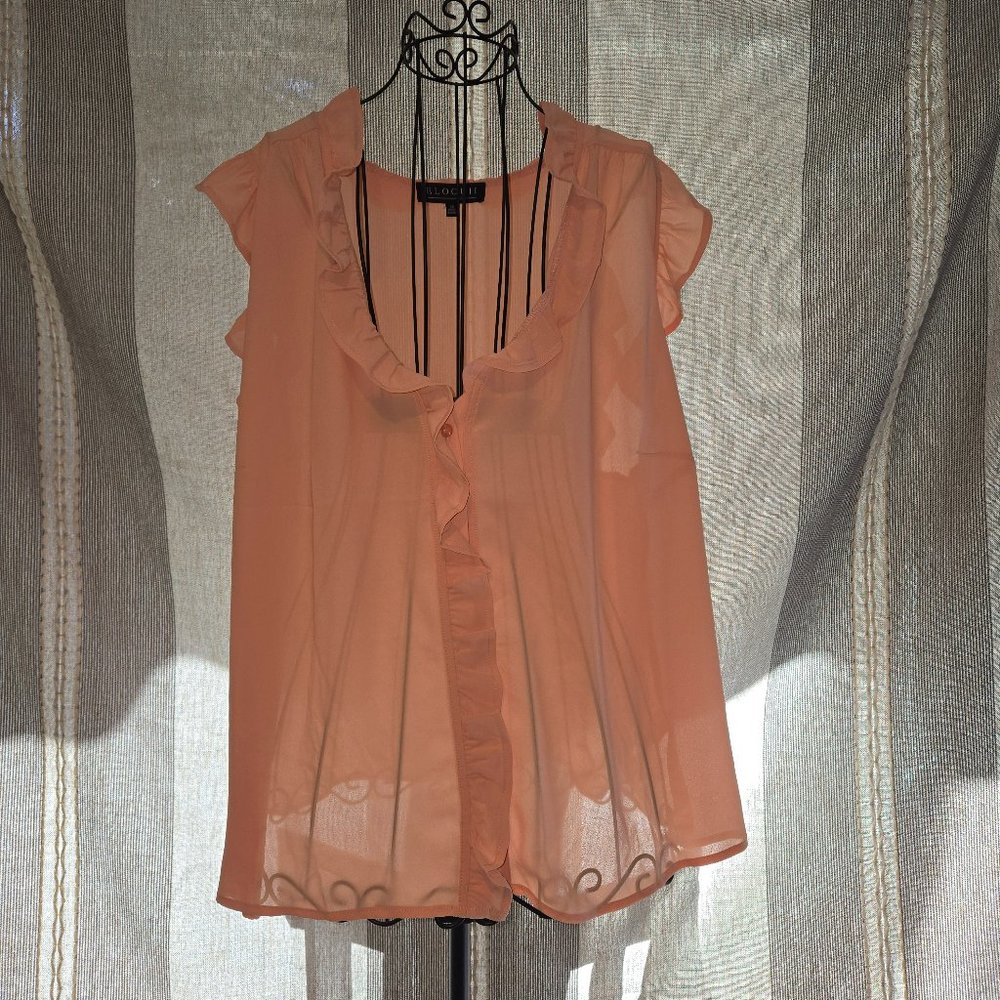 Eloquii Sheer Blouse